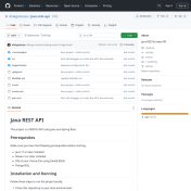 Java RESTful API