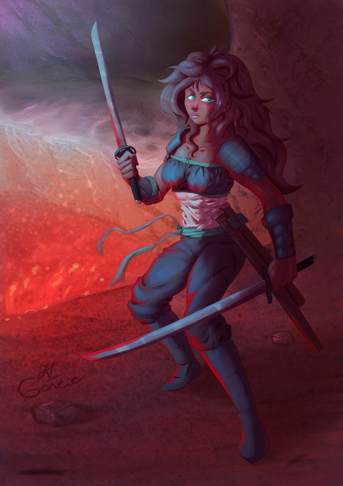 Mulher com Katana