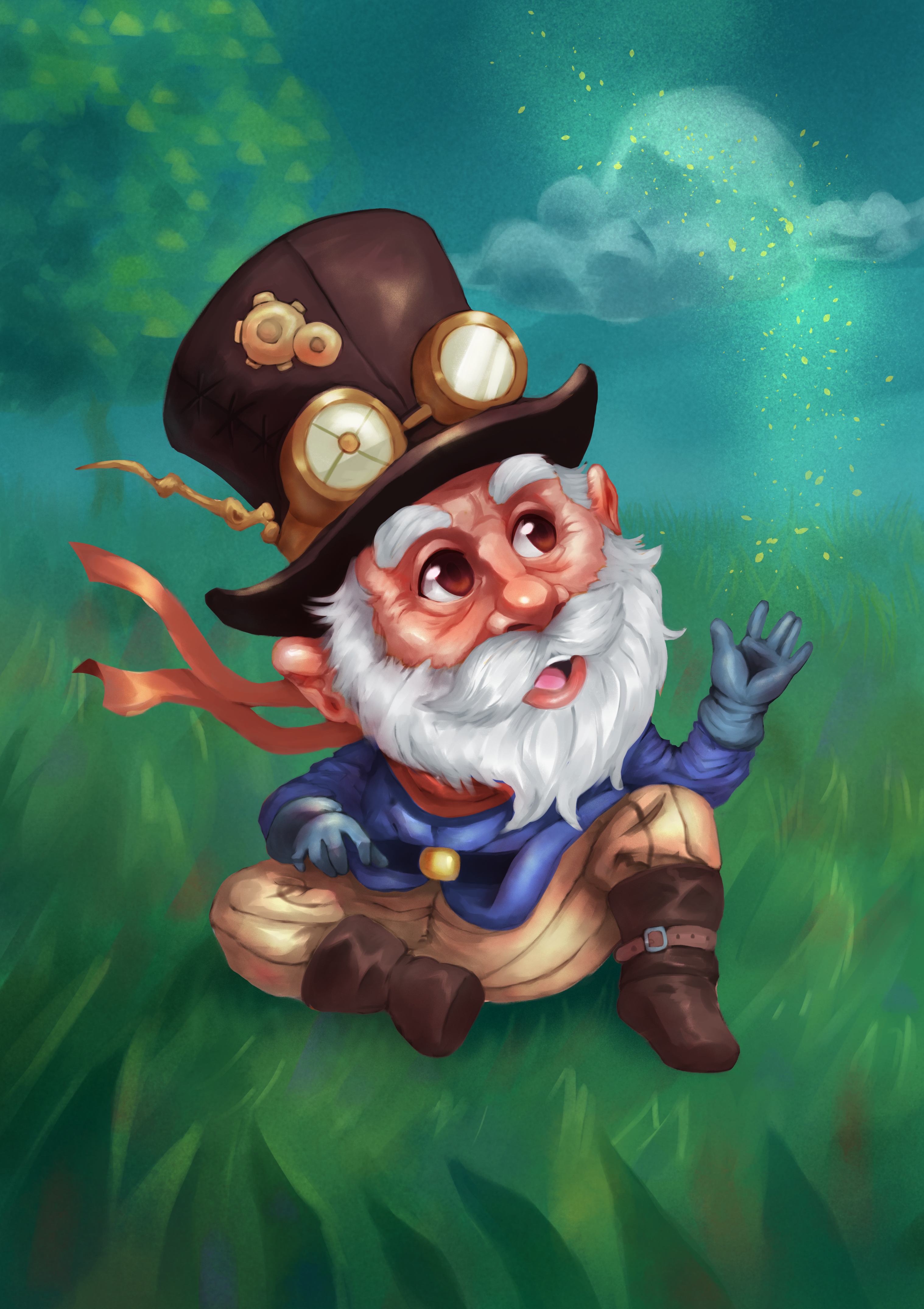 Mascote ( Gnomo steampunk)