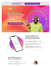 Landing Page Agência ClickLab