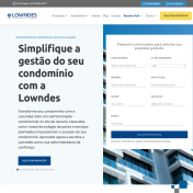 Site Para Administradora Condominial - Lowndes