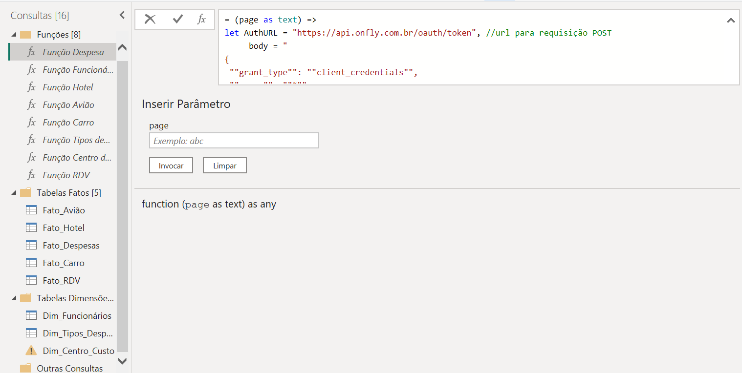 Integração API ONFLY