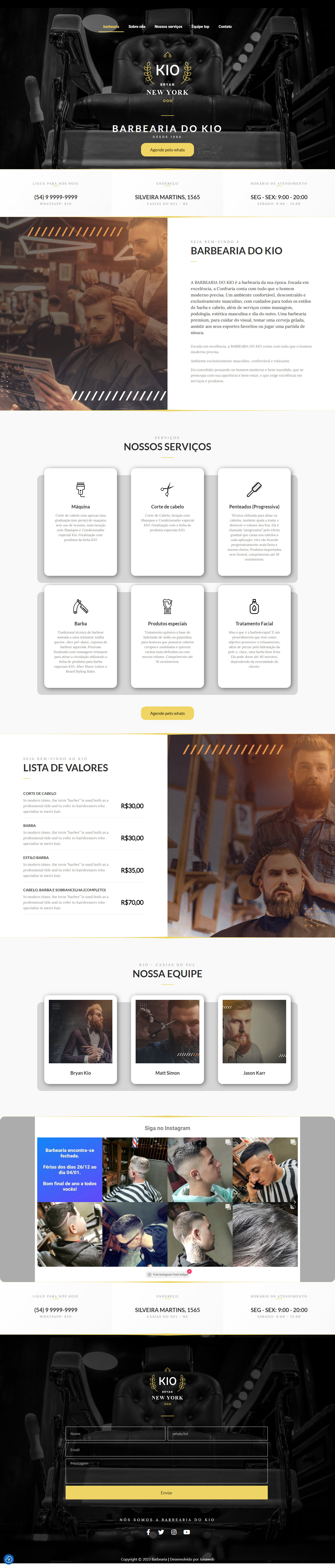 Landing page