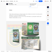 Folder confraternização militar