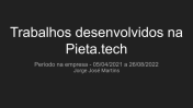 Trabalhos anteriores