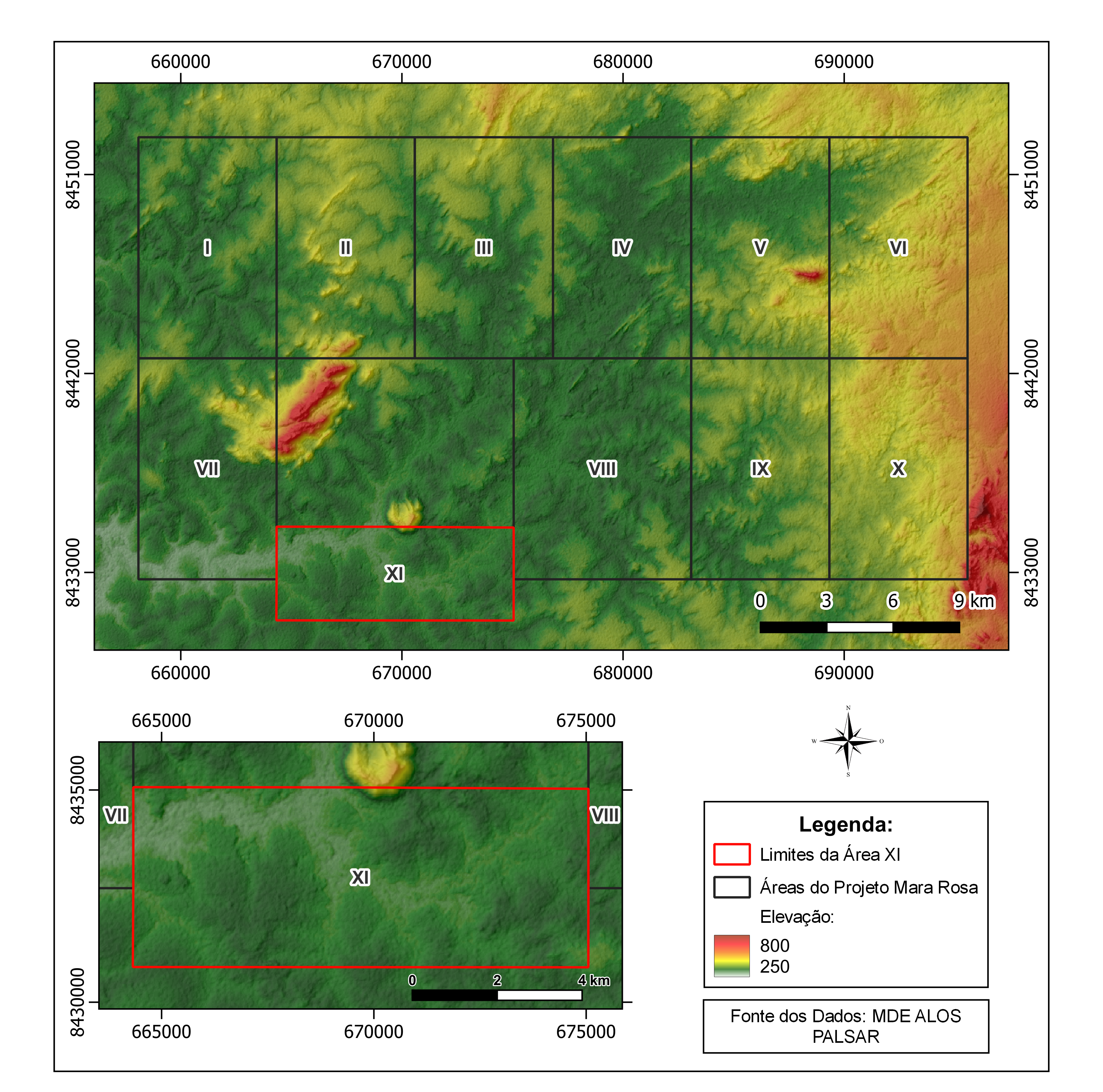 Mapa Hipsométrico