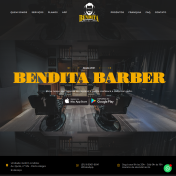 Bendita Barber – Site One Page em WordPress (Barbearia)