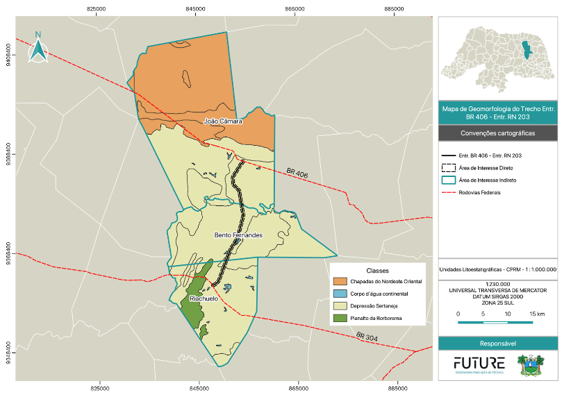 Mapa geomorfológico