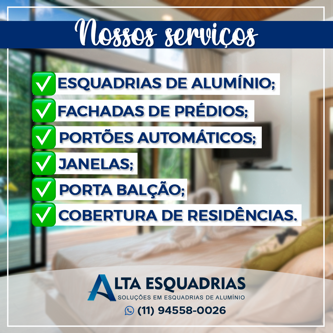 Arte feita para mostrar os serviços da empresa