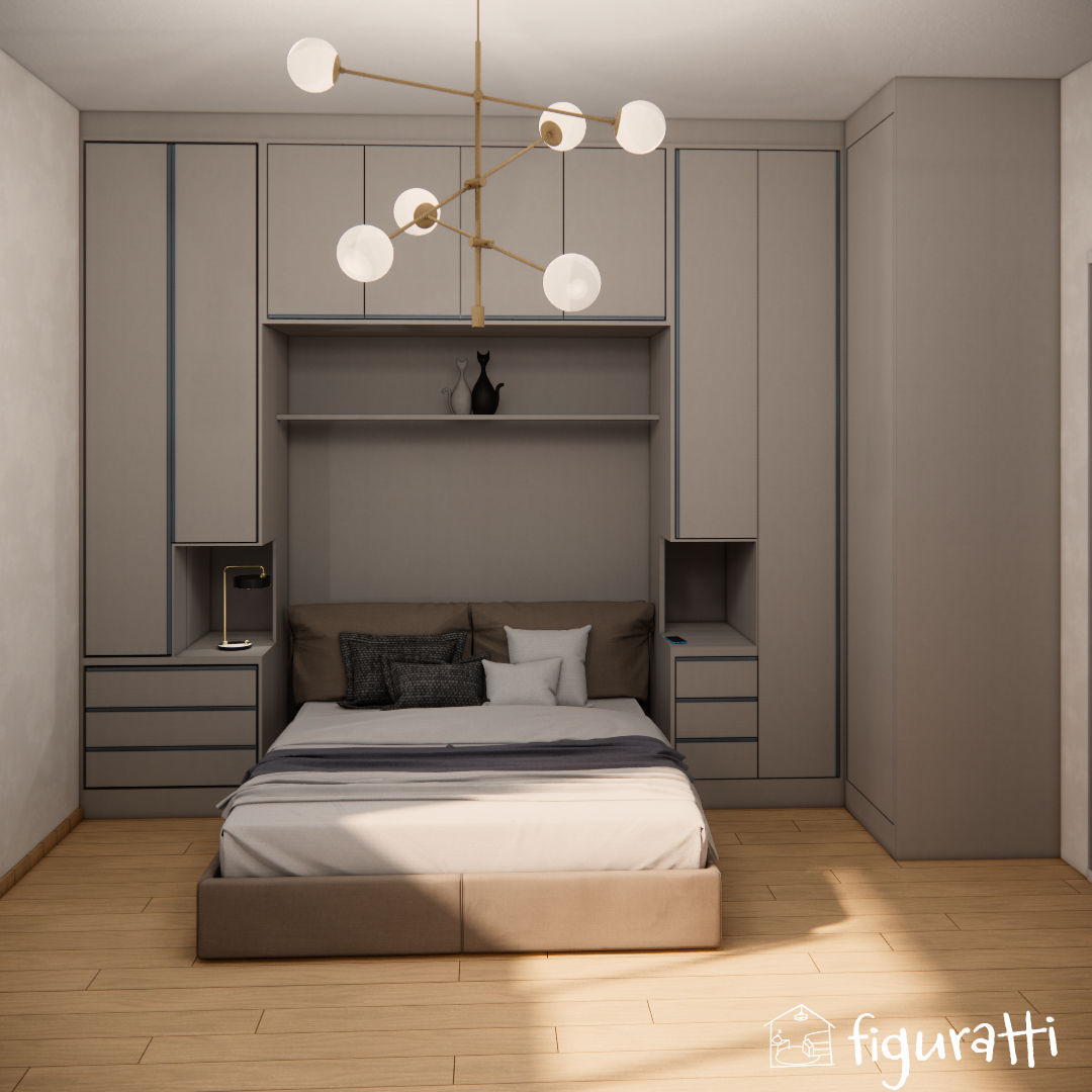 Renderização de móvel - Quarto