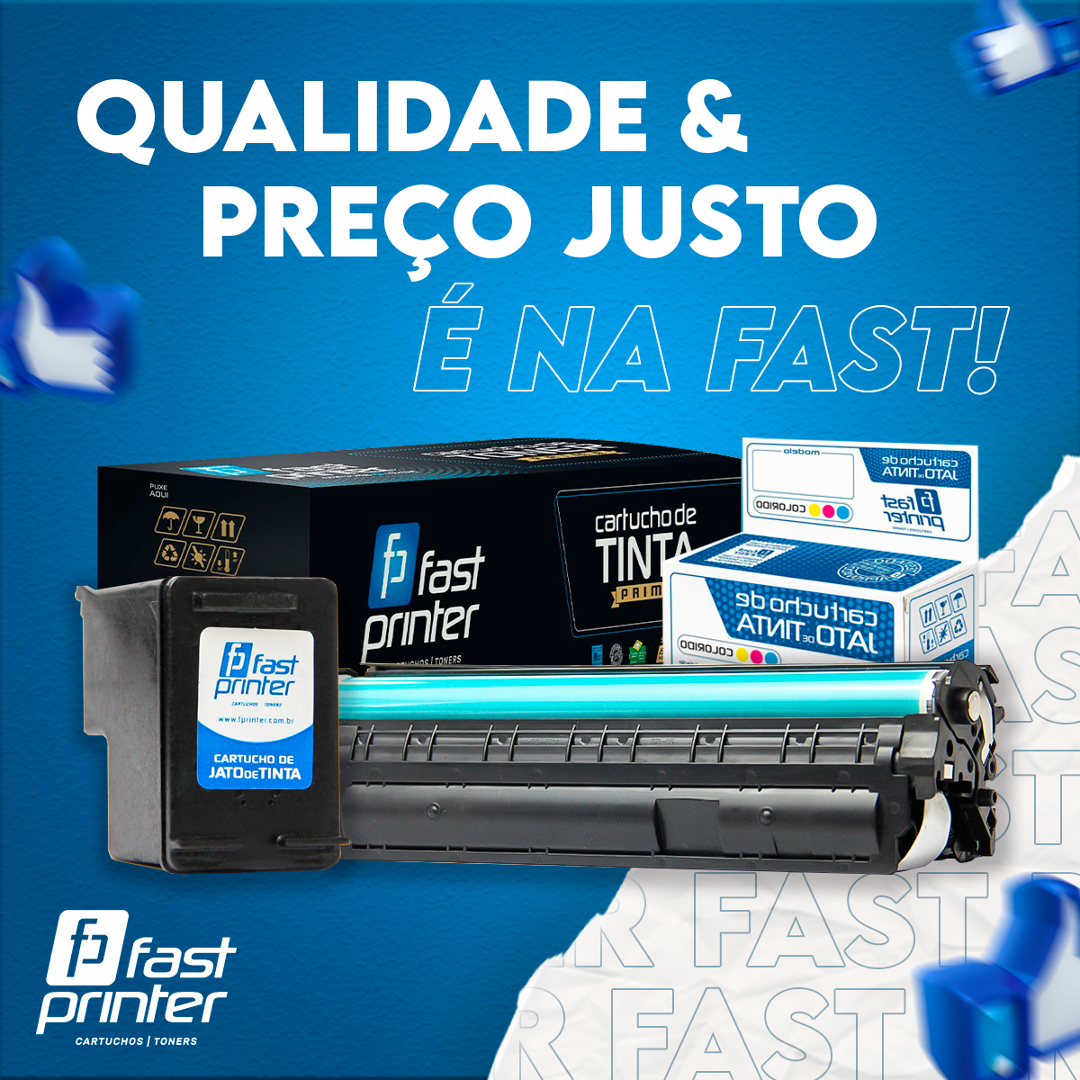 ARTE PARA EMPRESA FAST PRITNER