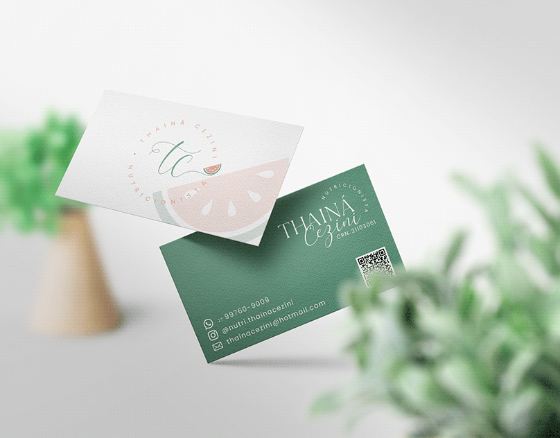Design para cartão de visitas