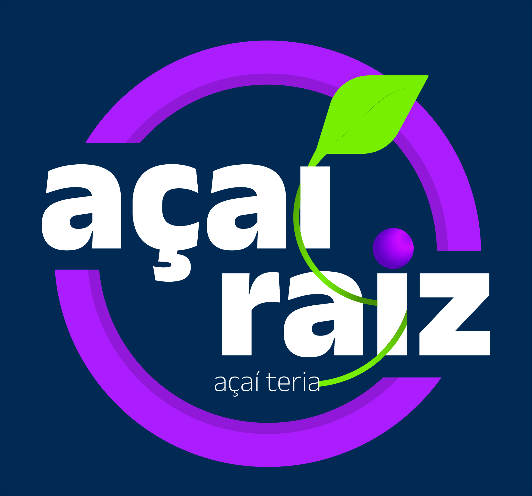 Logotipo Açaí Raiz