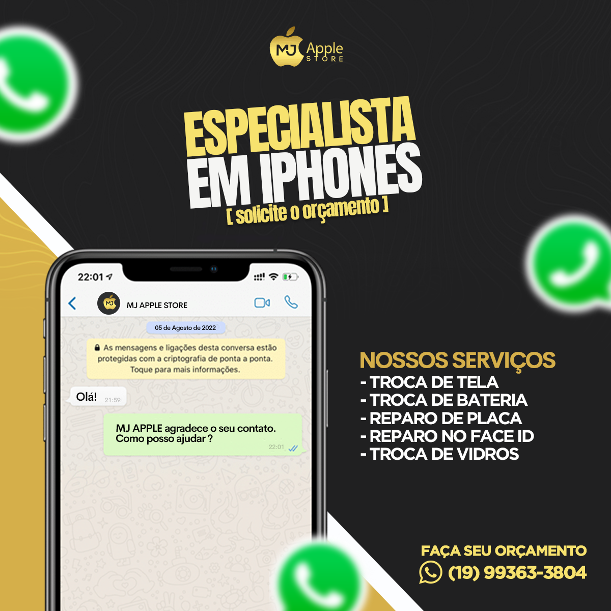 Criação de Artes