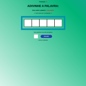 Game Palavra Secreta com Reactjs - Desktop version
