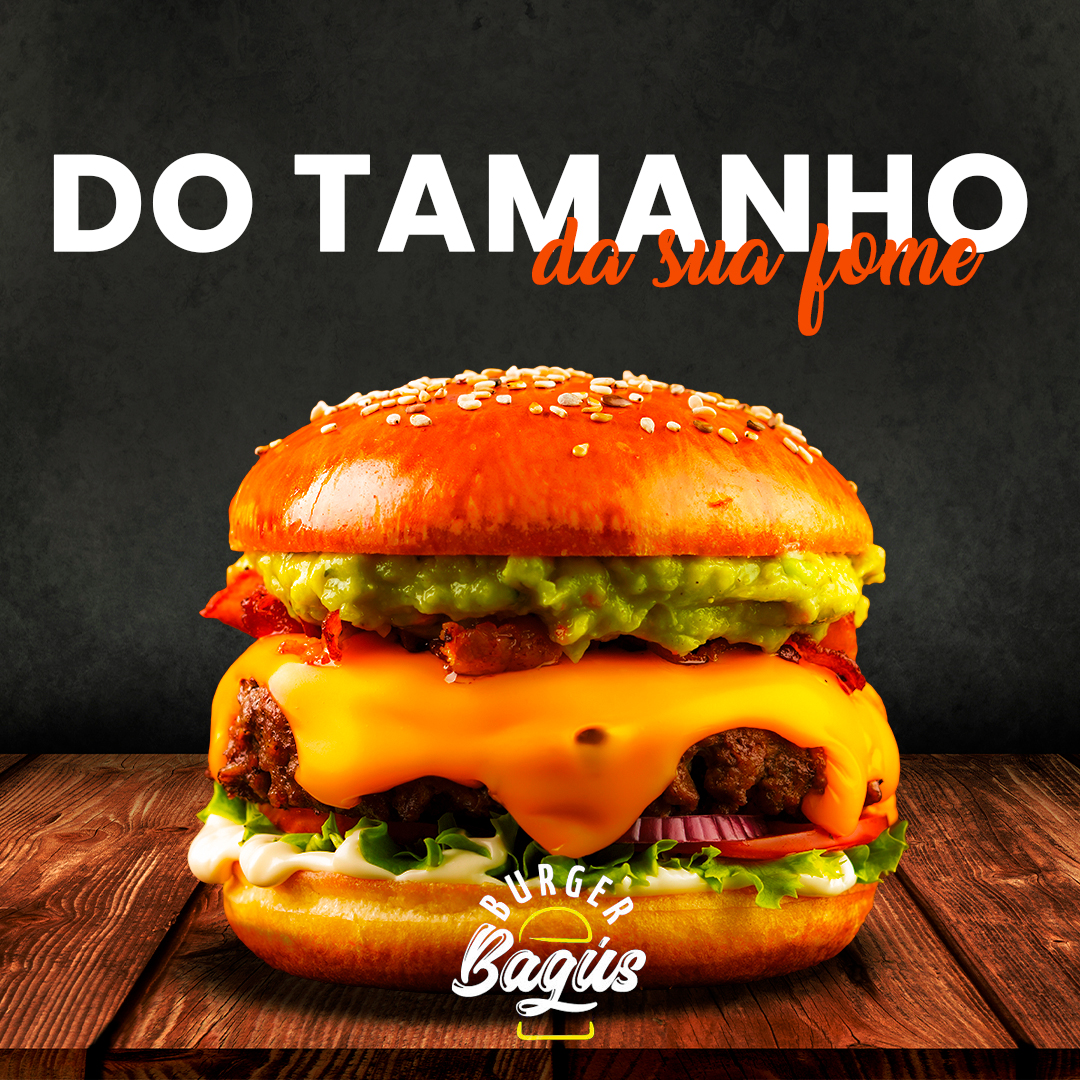 Arte para lanchonete/hamburgueria