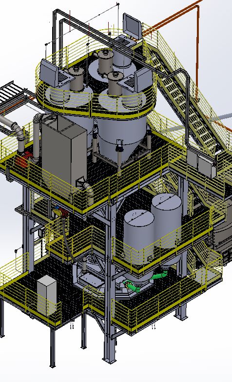 Projeto mecânico industrial