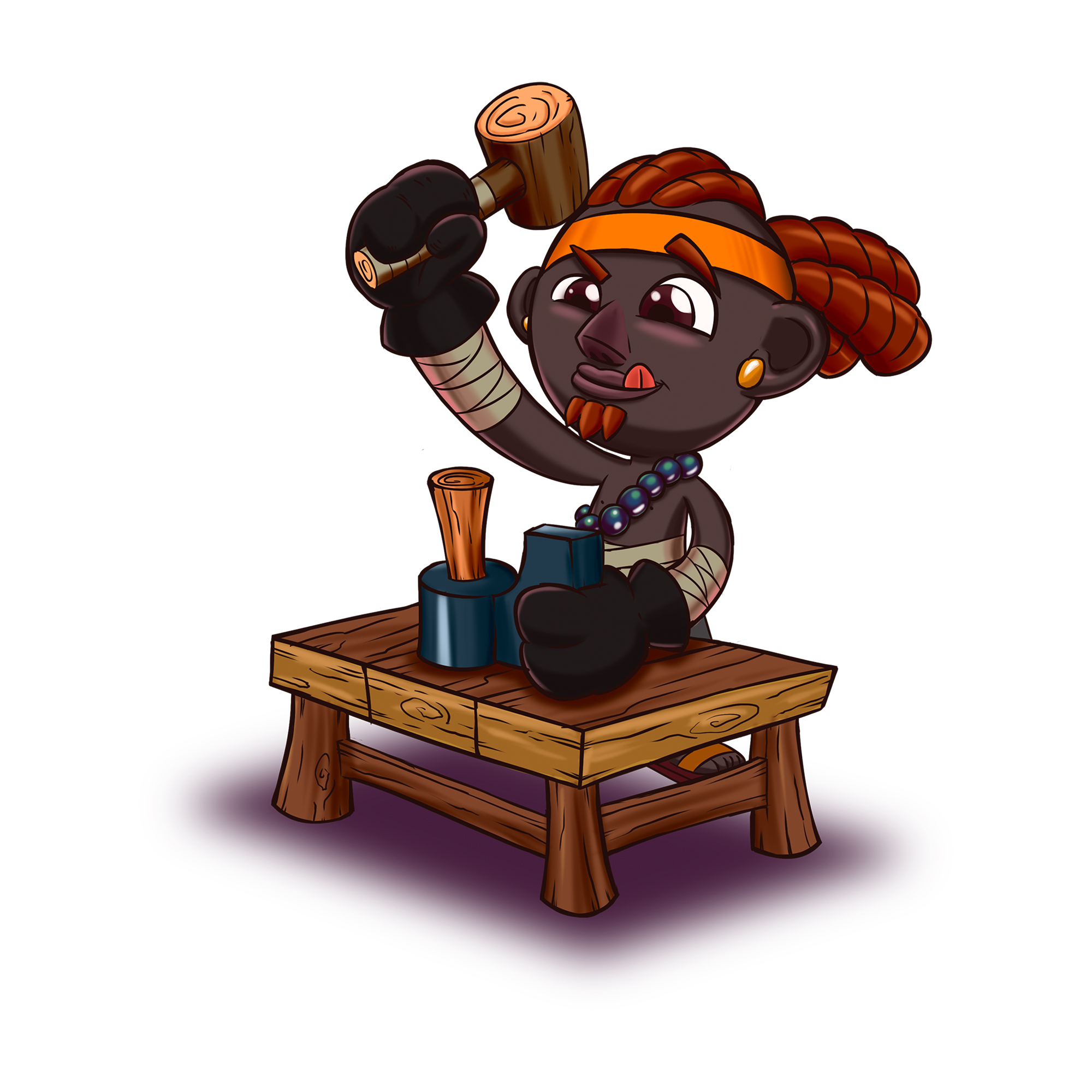 Ilustração de personagens para jogos