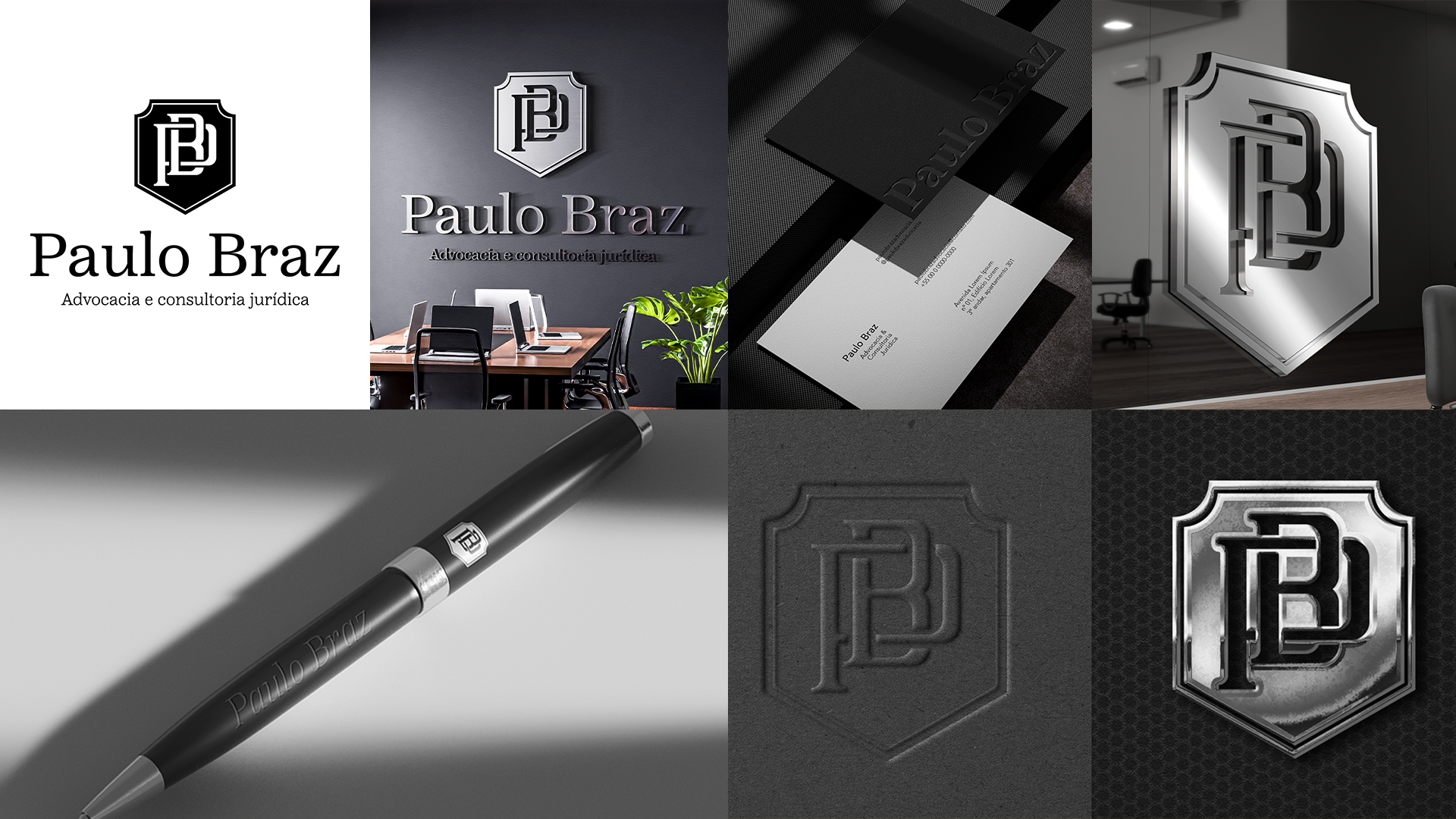 Paulo Braz Advocacia - Identidade Visual