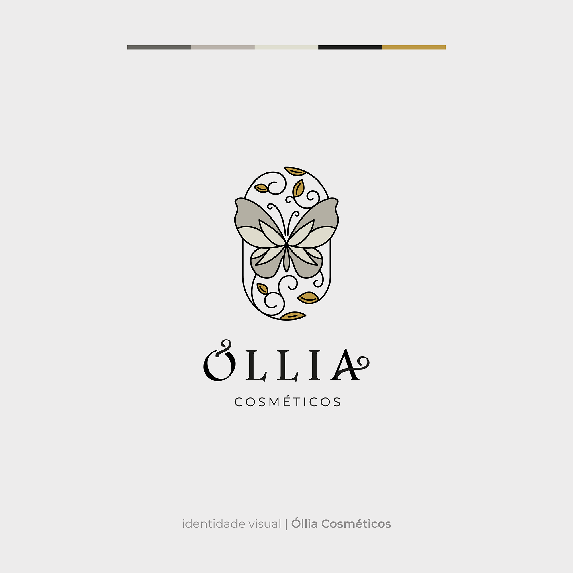 Identidade Visual | Óllia Cosméticos