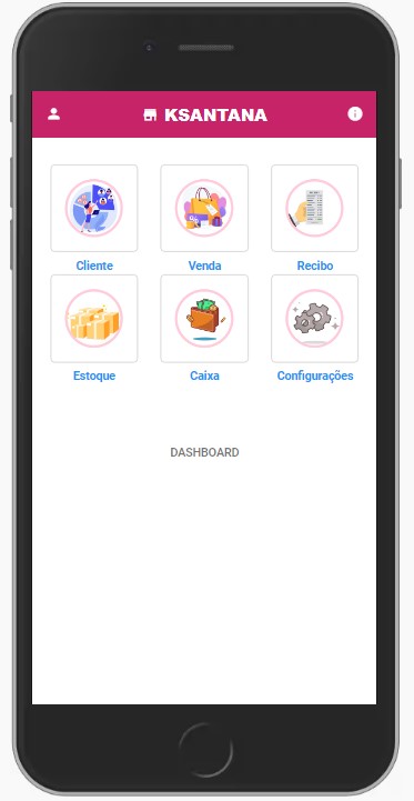 Aplicativo de controle de Vendas, caixa e estoque