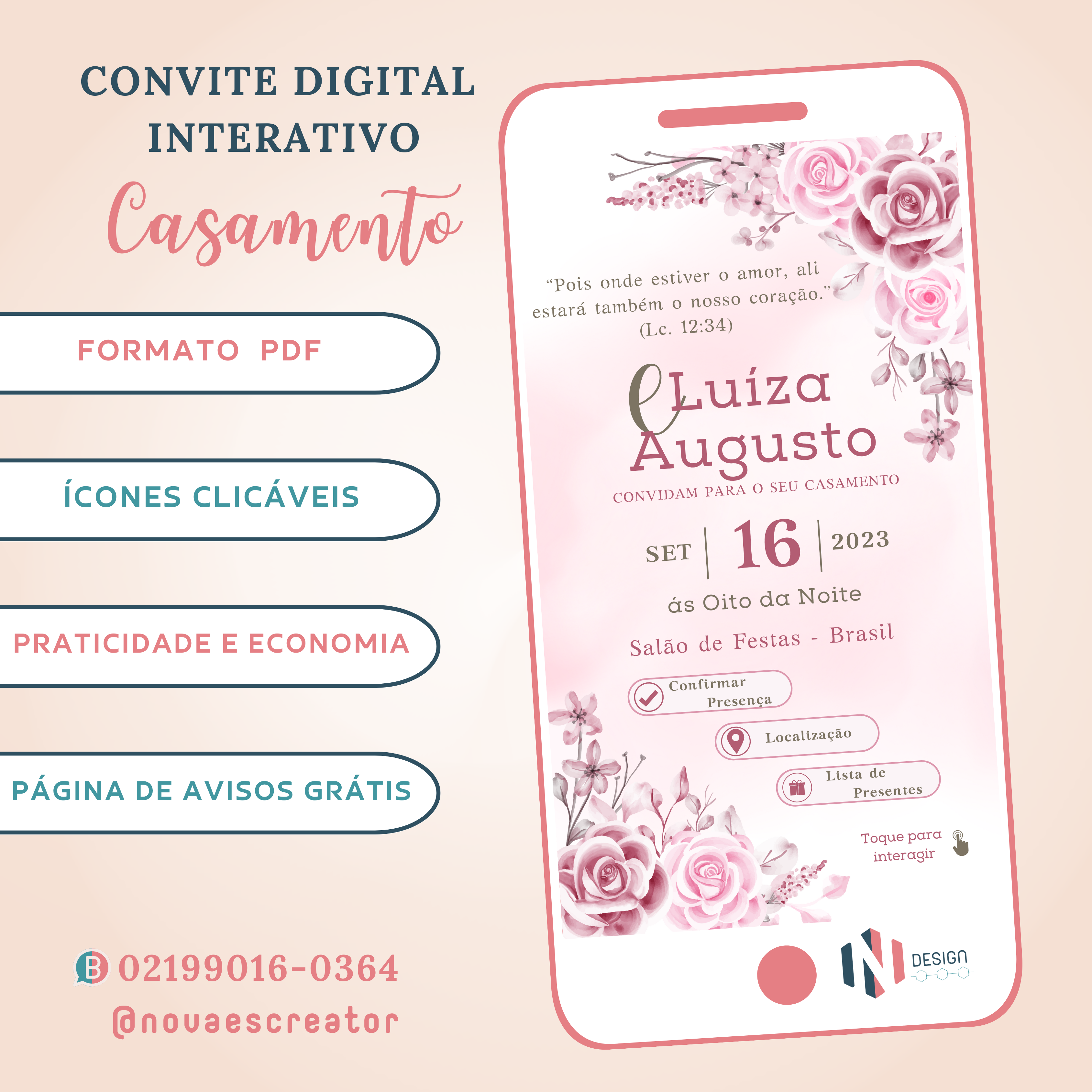 Convite Digital Interativo