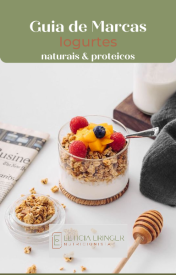 Guia de Marcas de Iogurtes naturais & proteicos