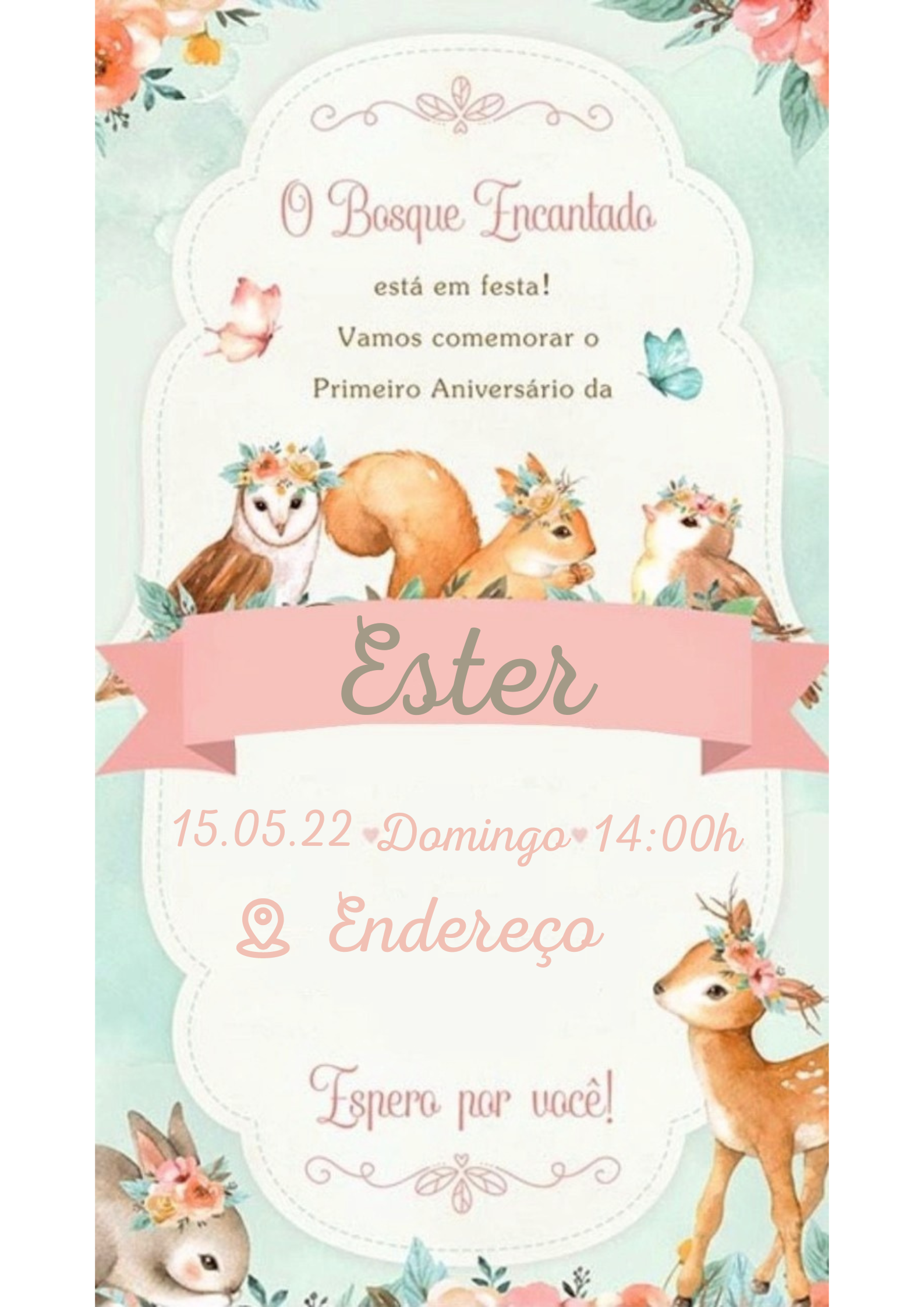 Convite de aniversário