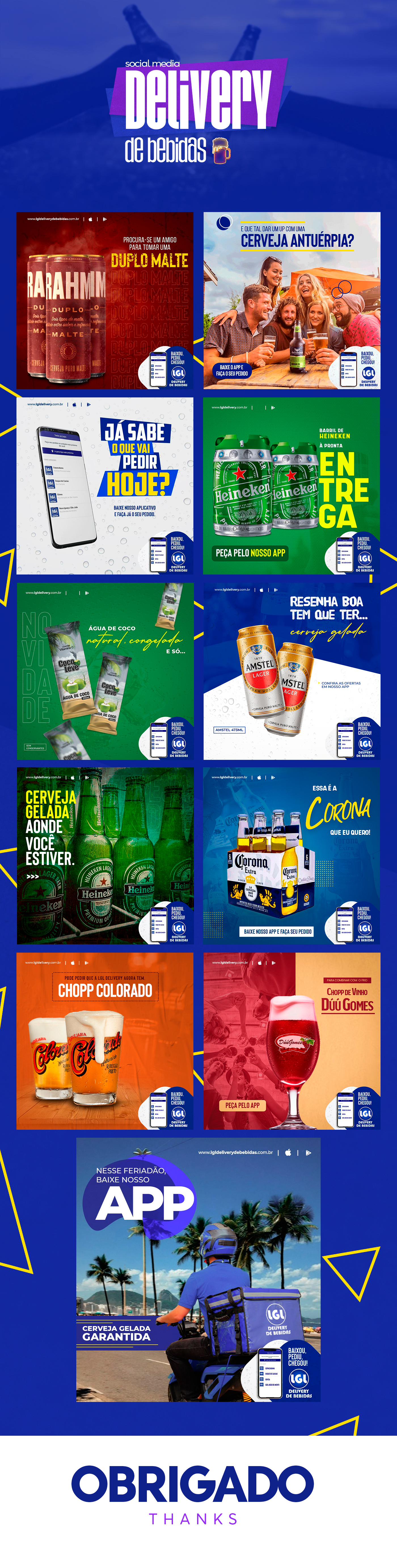 Social Media - Delivery de Bebidas
