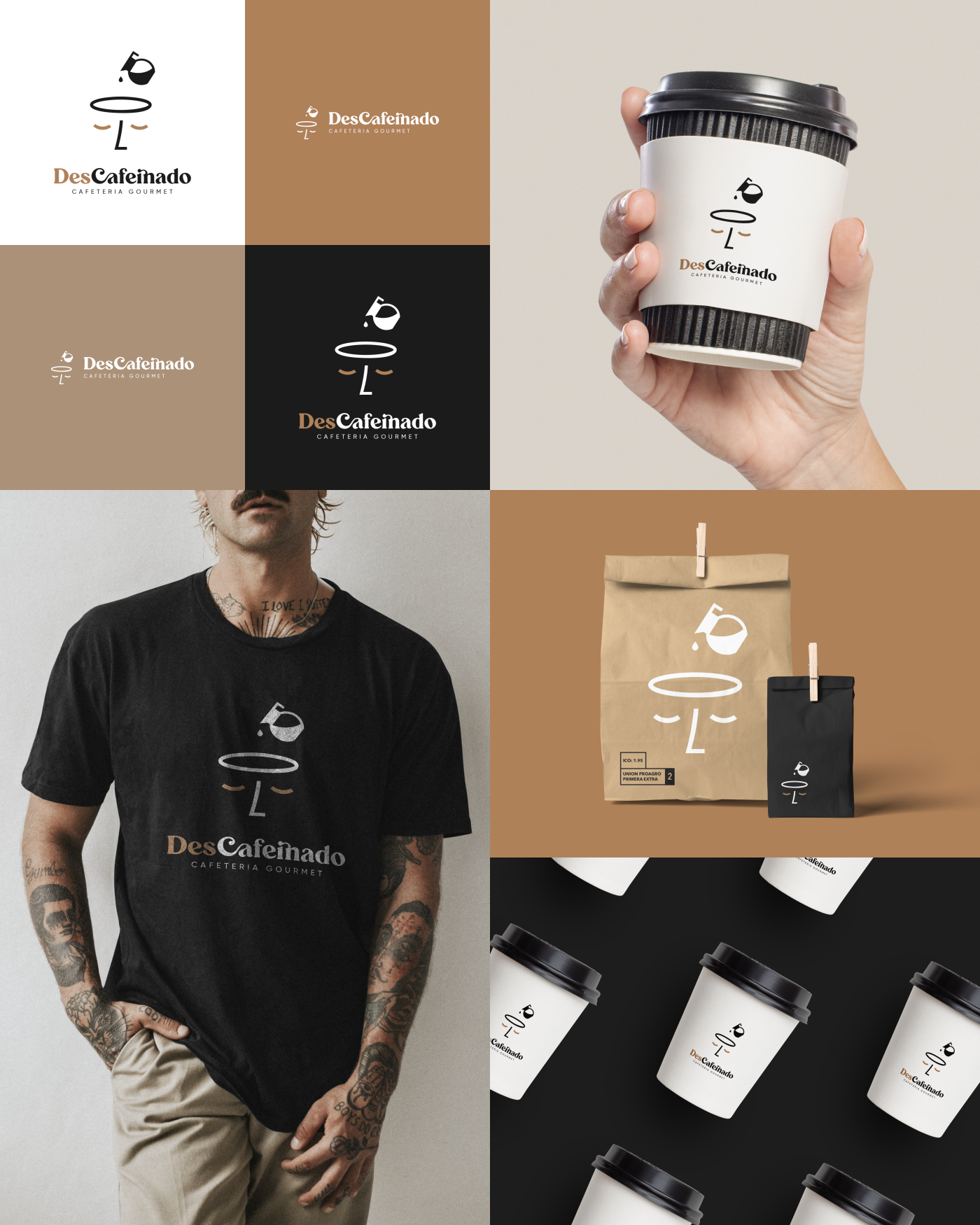 DesCafeinado • Cafeteria Gourmet | Brand Design