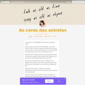 As cores das estrelas