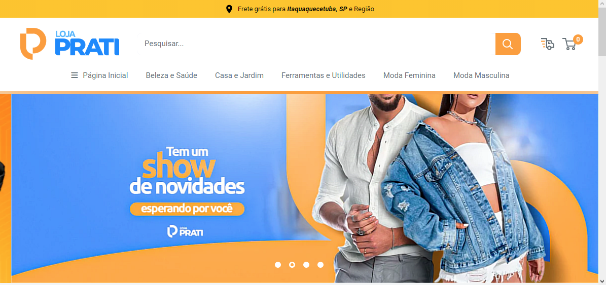 loja de e-commerce online shopfy
