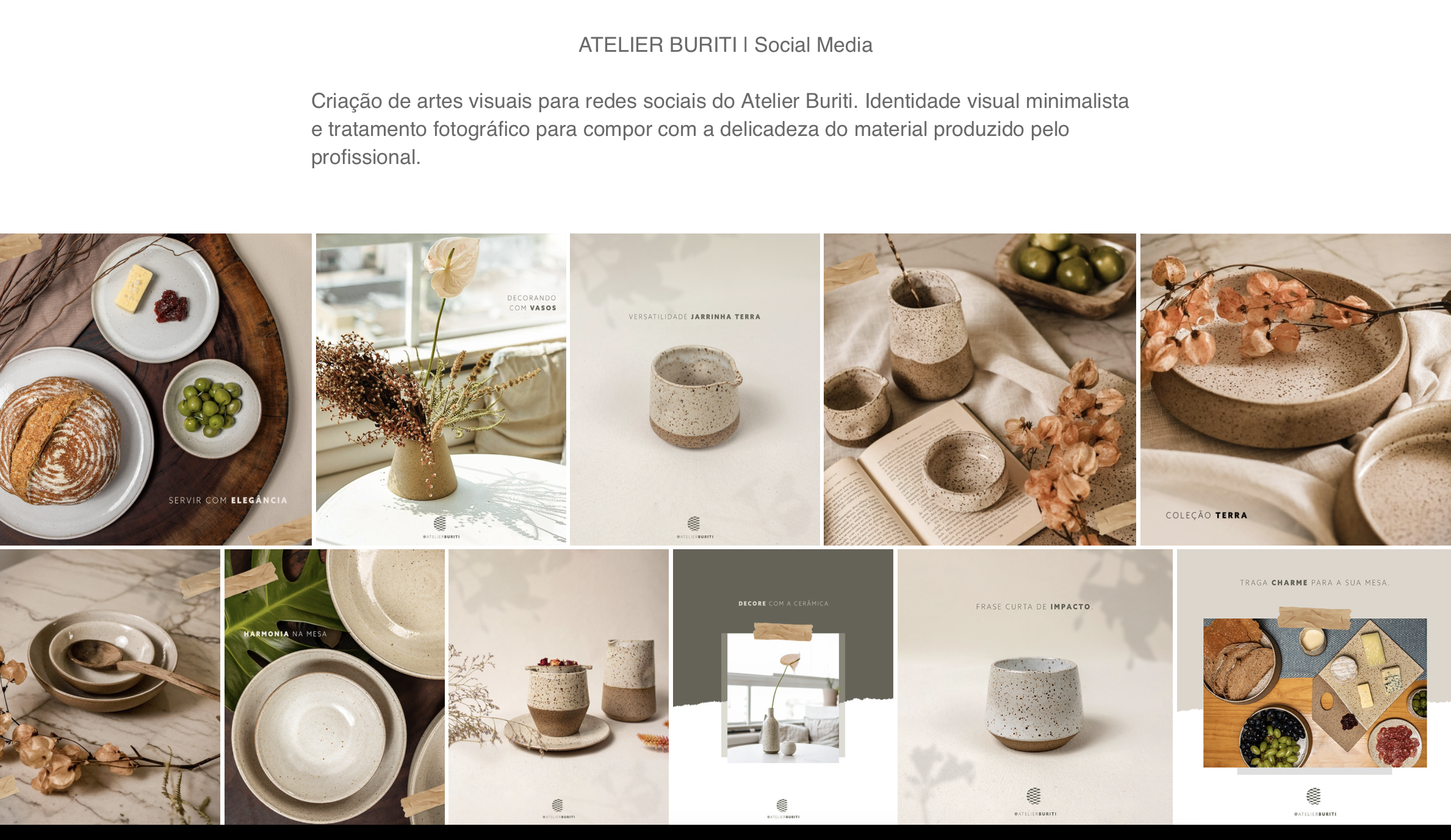 Design gráfico | Atelier Buriti