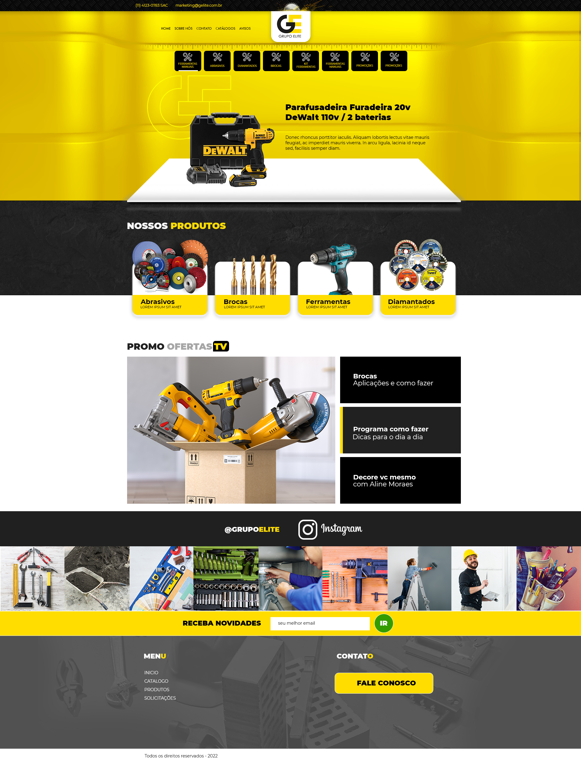 Layout Wordpress Loja