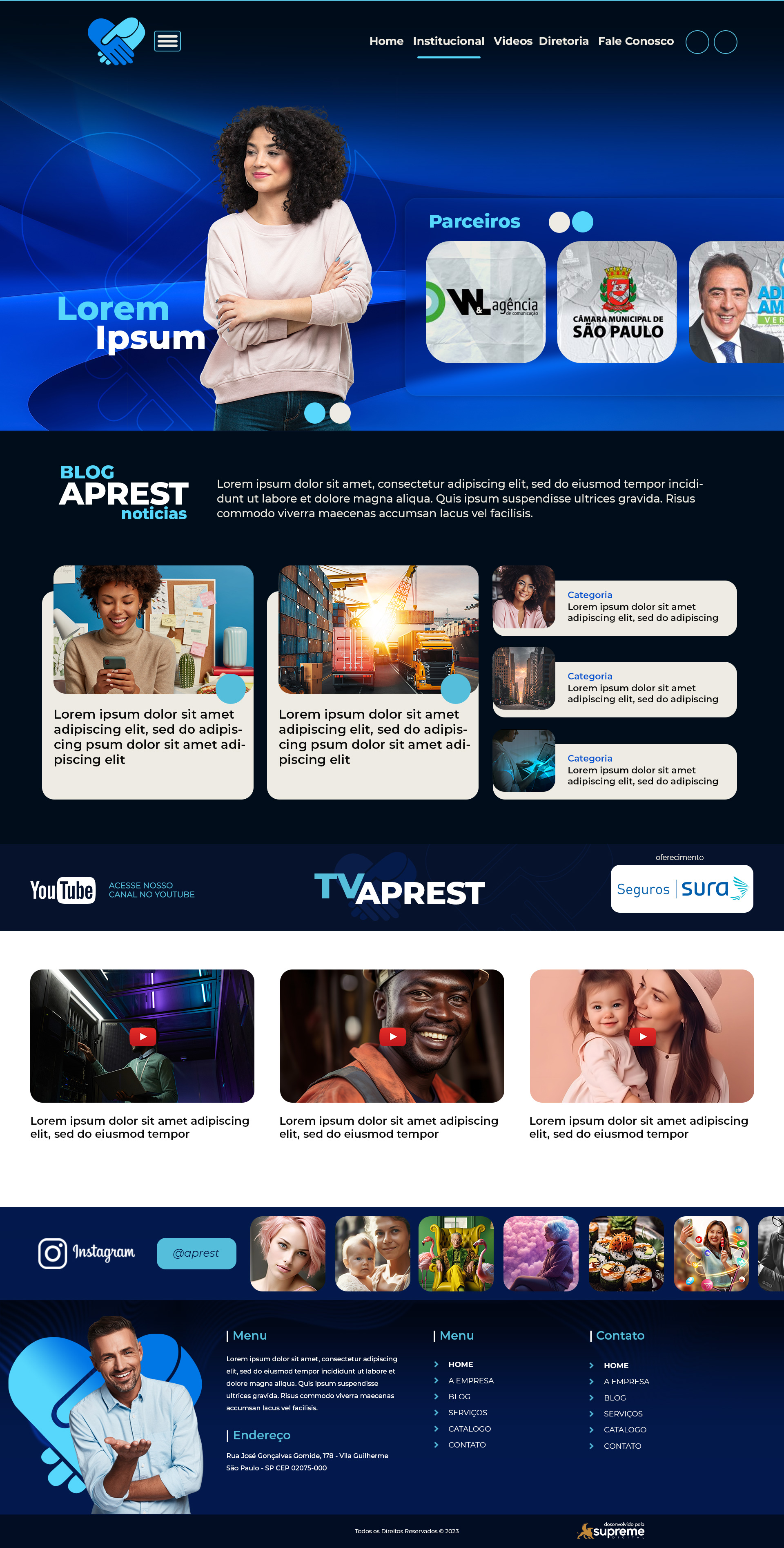 Layout Persolizado Wordpress