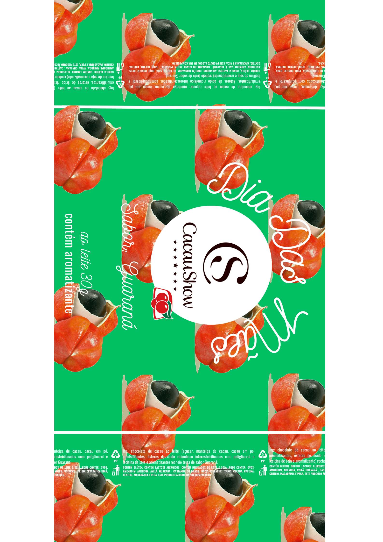 Embalagem - Cacau Show com Guaraná Antárctica (Dia das Mães)