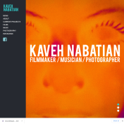 Site do trabalho de photografia de artista Canadense.