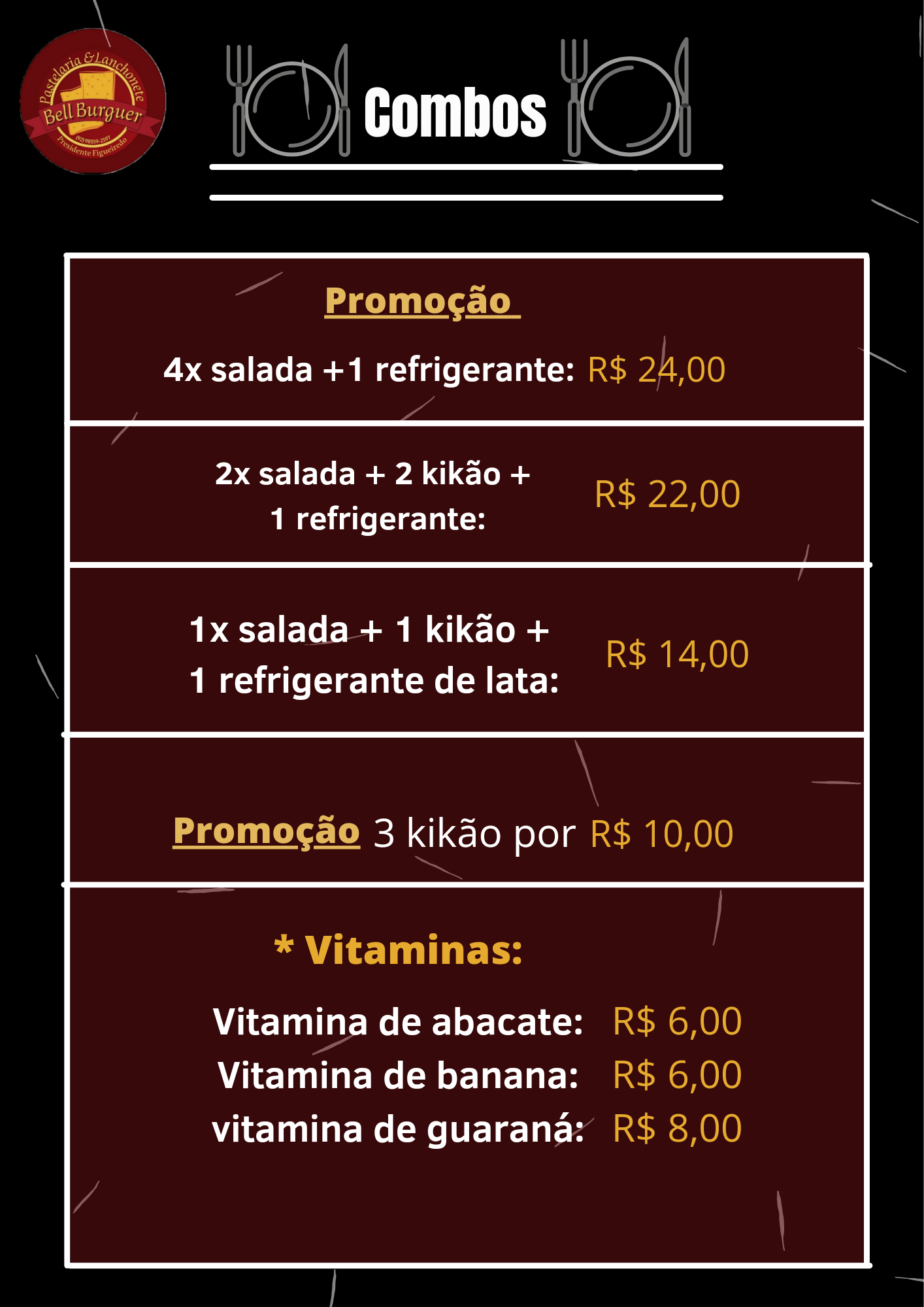 Cardápio