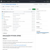 Github: Avaliação Python/Django