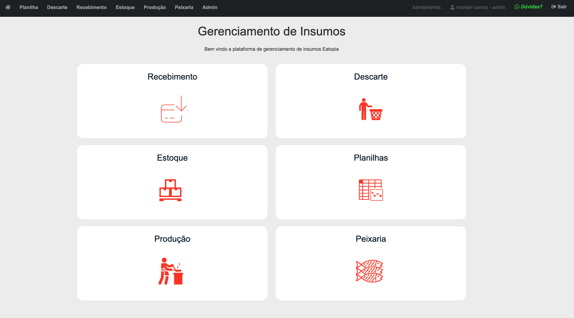 Sistema de Controle de Insumos e Produção