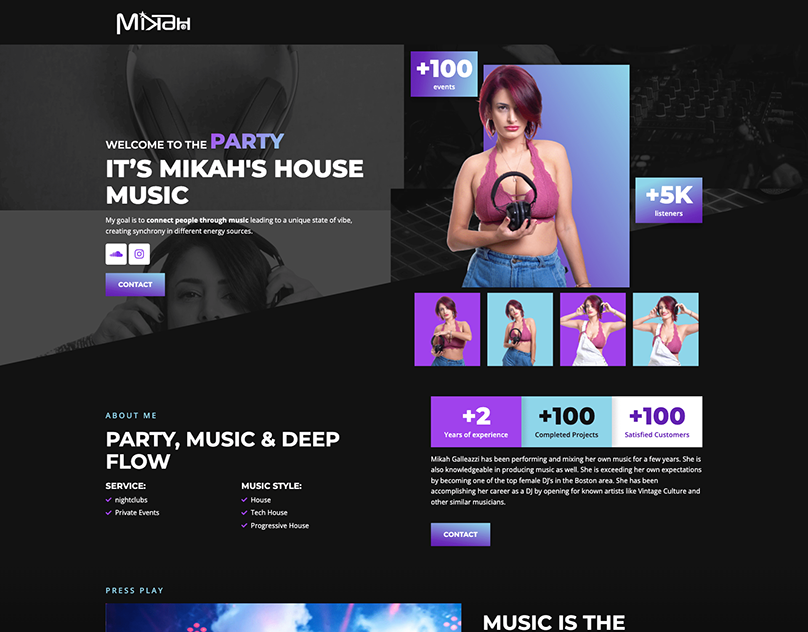 DJ page