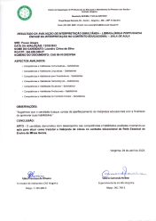 CERTIFICADO DE PROEFICIENCIA EM LIBRAS