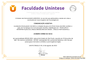COMUNICAÇÃO ASSISTIVA COM HABILITAÇÃO EM LIBRAS - LÍNGUA PORTUGUESA