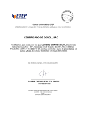 LICENCIATURA LETRAS / LIBRAS