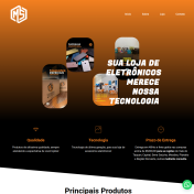 Site para empresa - Distribuidora de produtos eletrônicos