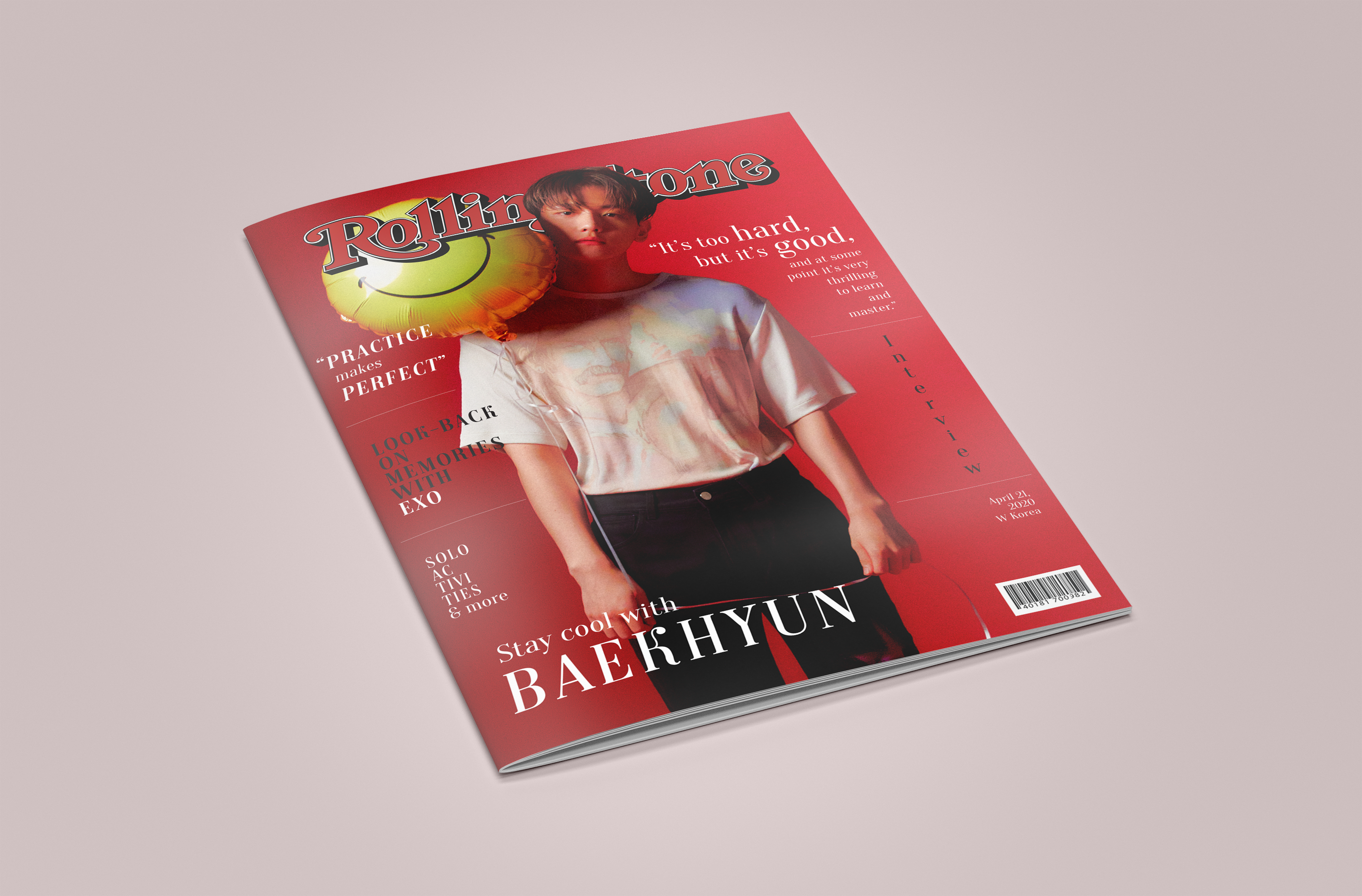 Practice makes perfect, magazine cover /2020