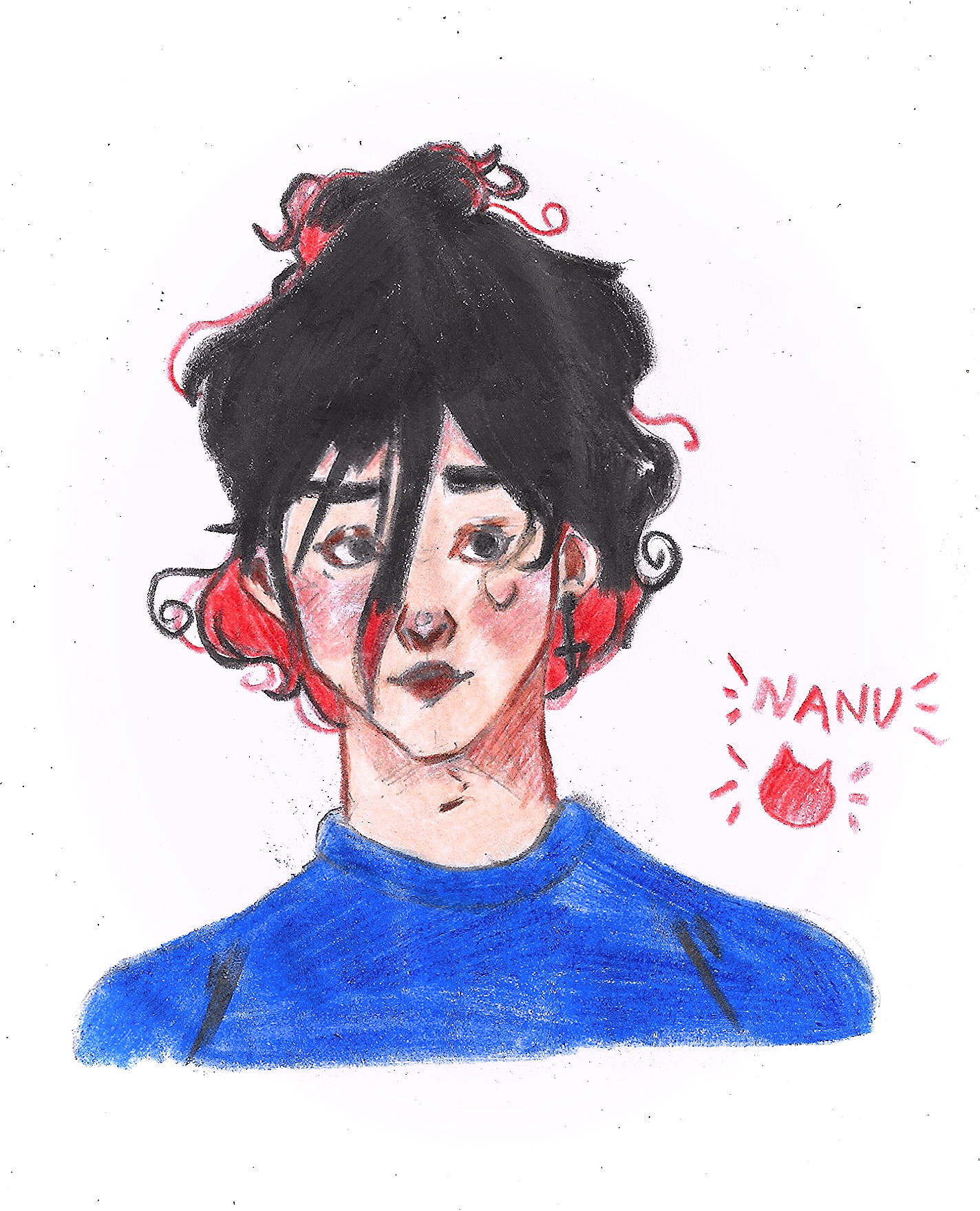 Asian boy OC art