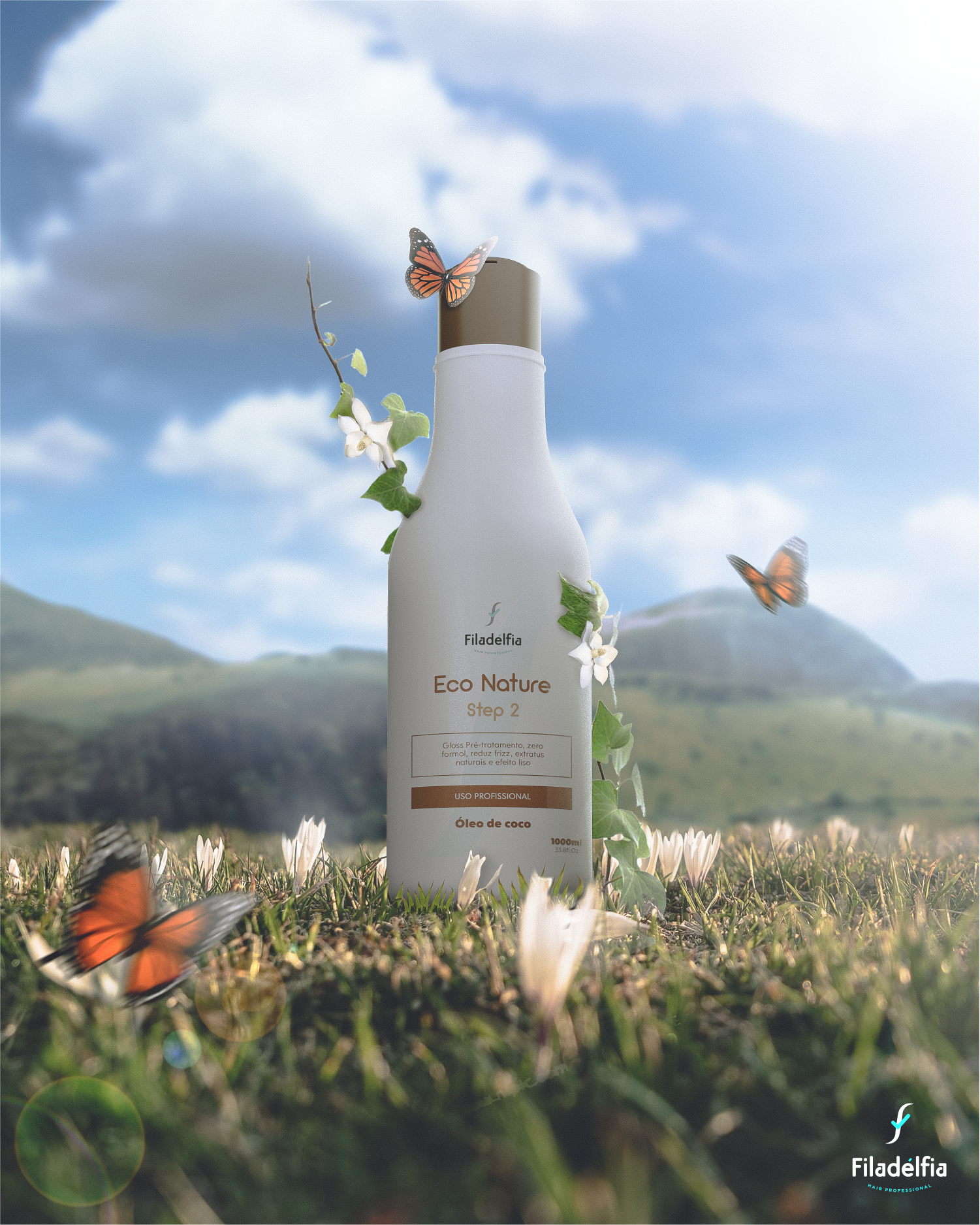 Design de Produto/Manipulação de Imagem - Eco Nature (Filadélfia Hair Cosméticos)