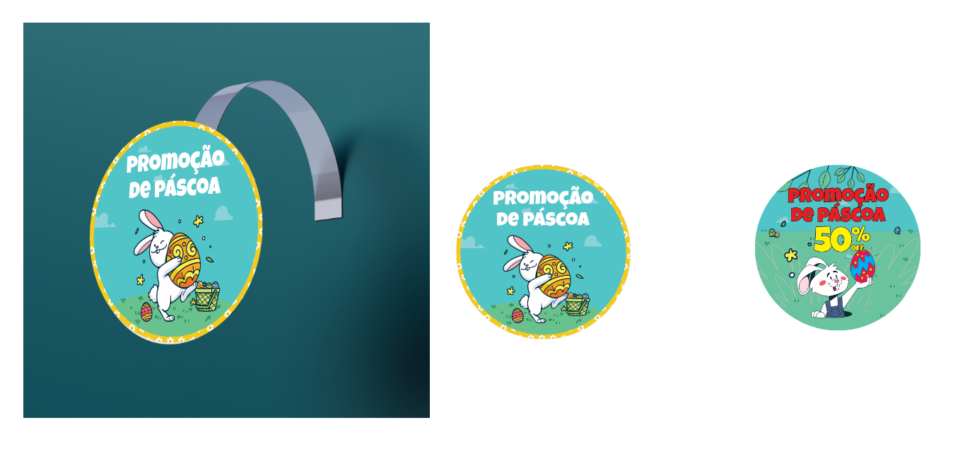 Wobbler Ação Páscoa