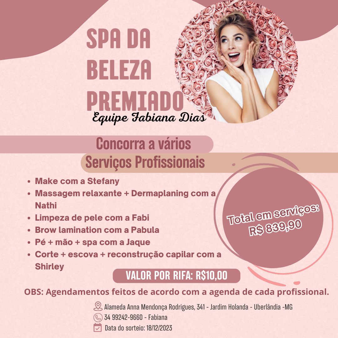 rifa da beleza